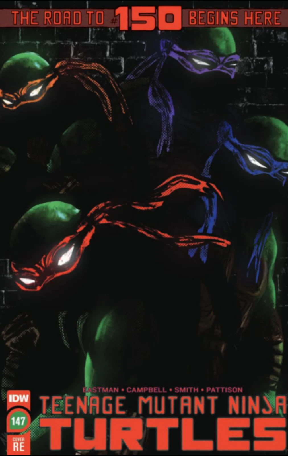 TEENAGE MUTANT NINJA TURTLES #147 AMAZINGCON  EXCLUSIVE - NATEMADEIT - TMNT