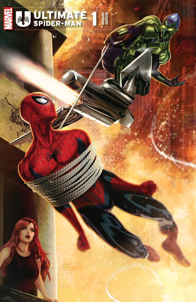 ULTIMATE SPIDER-MAN #1 EXCLUSIVE VIRGIN/TRADE - 1ST APP - ARIEL DIAZ - LTD 1000