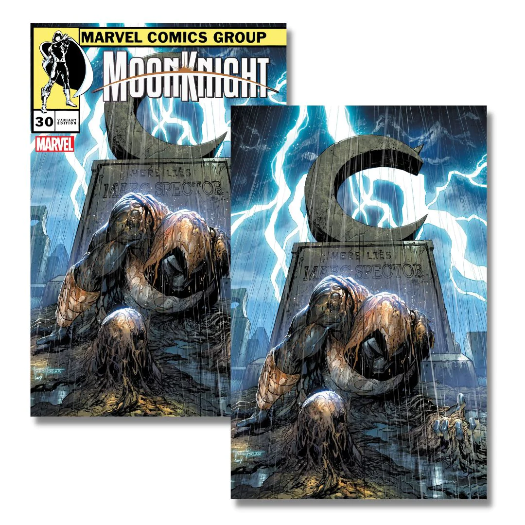 MOON KNIGHT #30 EXCLUSIVE HOMAGE VIRGIN/TRADE - KIRKHAM - DEATH MOON KNIGHT