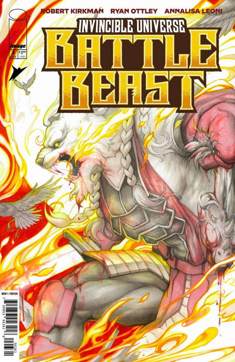BATTLE BEAST #3 VIRGIN SPOT FOIL & TRADE EXCLUSIVE - RATCHA LIN