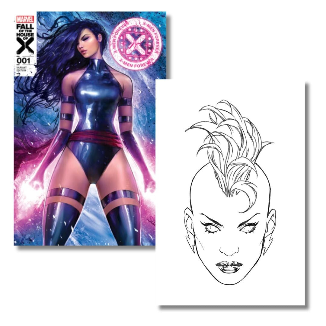 X-MEN FOREVER #1 VIRGIN INCENTIVE 1:50 & EXCLUSIVE TRADE -  BROOKS & SZERDY