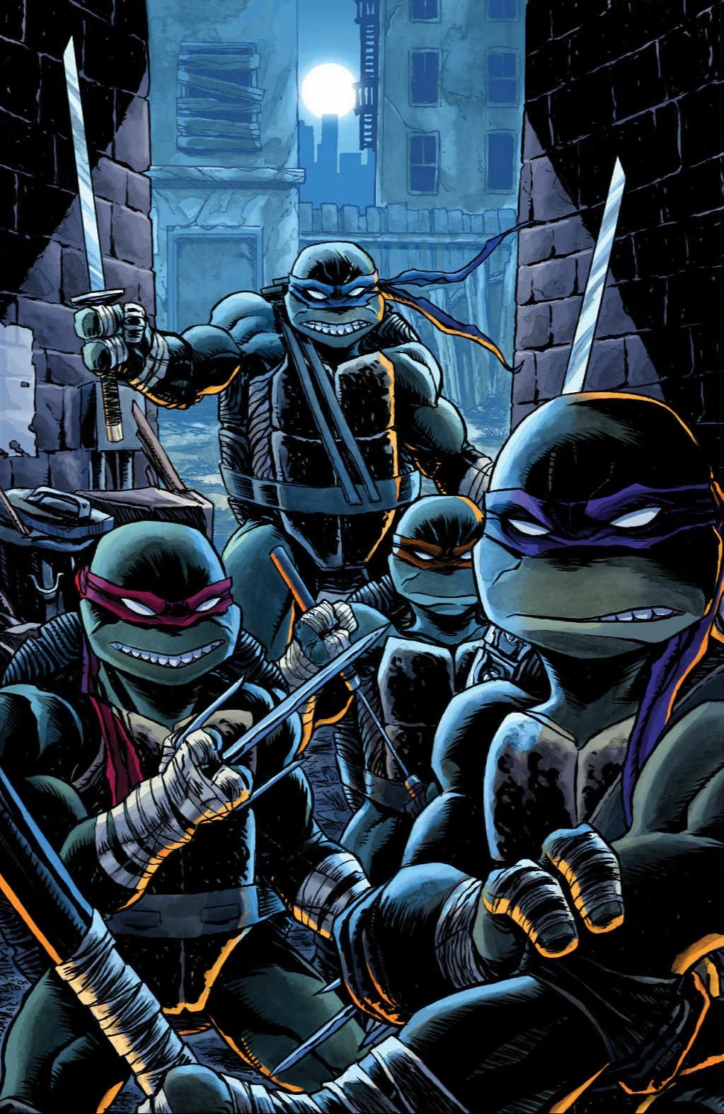 TMNT TEENAGE MUTANT NINJA TURTLES #12 NYCC VIRGIN EXCLUSIVE - FLOWERS LTD500