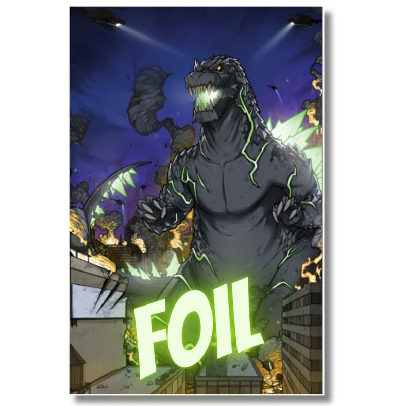 GODZILLA KAI-SEI #1 SDCC EXCLUSIVE TRADE  & FOIL VIRGIN - MELENDEZ - LTD 500