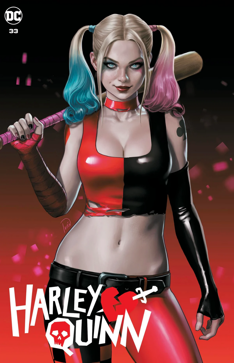 HARLEY QUINN #33 EXCLUSIVE MINIMAL/TRADE - HOT NEW ARTIST IVAN TALAVERA