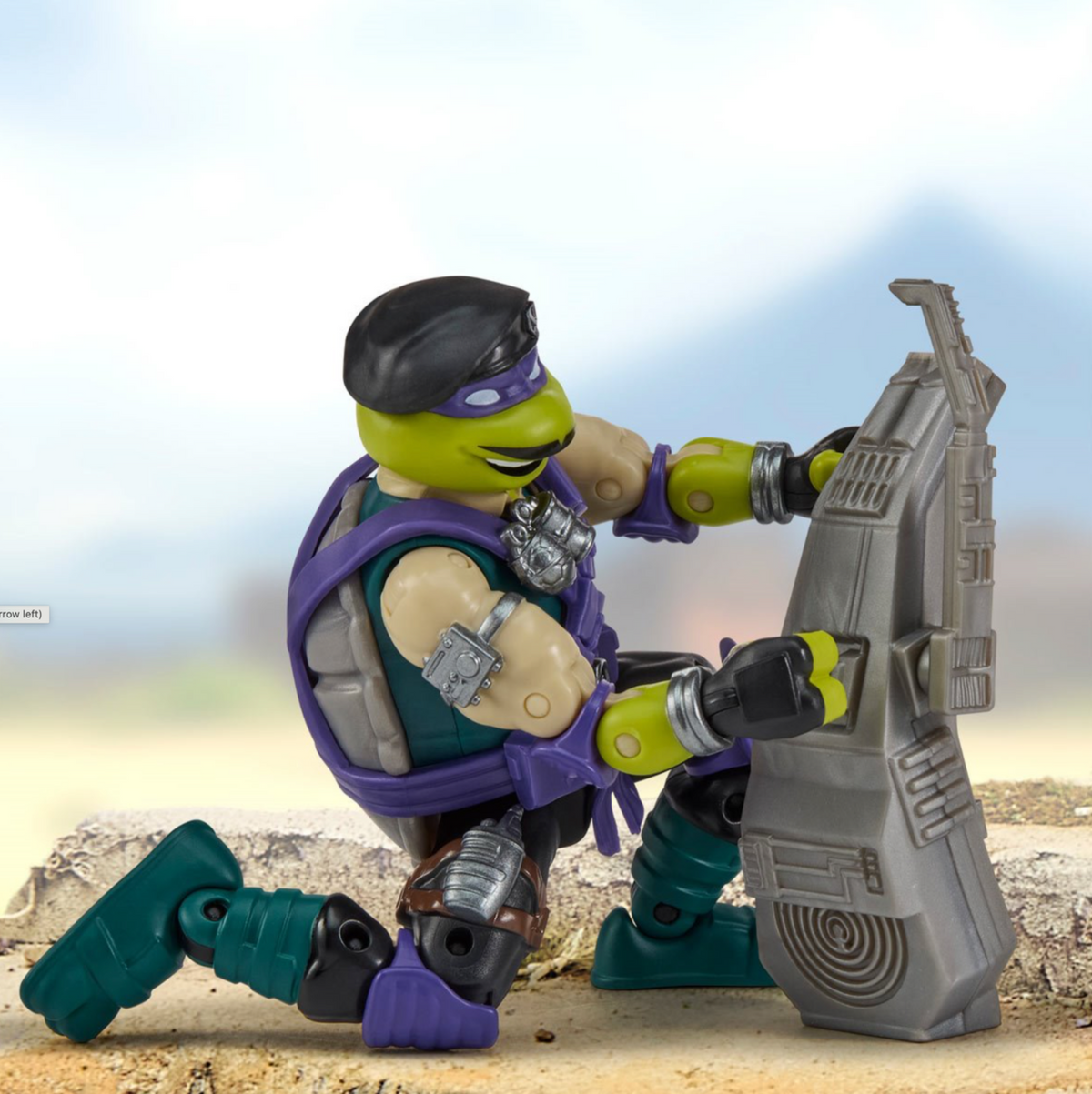 TEENAGE MUTANT NINJA TURTLES x GI JOE MASHUP, DONNIE /DIAL-TONE  - NIB