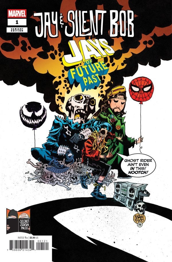 JAY & SILENT BOB #1 JAYS OF FUTURE PAST (2026) 4 COVER SET - SECRET STASH