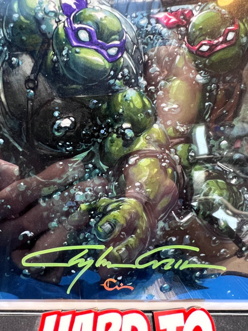 TEENAGE MUTANT NINJA TURTLES #15 SIGNED VIRGIN EXCLUSIVE CLAYTON CRAIN LTD 350