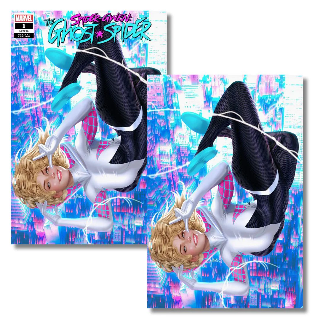 SPIDER-GWEN GHOST-SPIDER #1 EXCLUSIVE VIRGIN/TRADE -  ARIEL DIAZ - LTD 1K