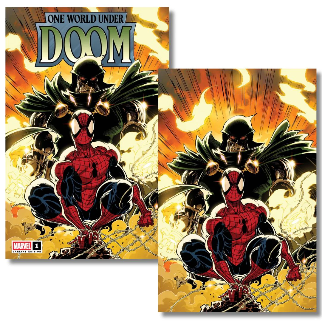 ONE WORLD UNDER DOOM #1 EXCLUSIVE VIRGIN/TRADE - KAARE ANDREWS LTD 1000