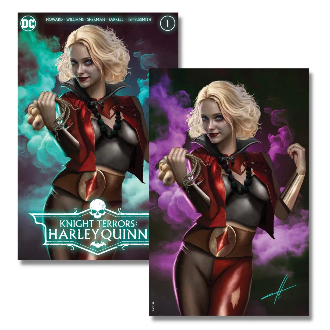 KNIGHT TERRORS HARLEY QUINN #1 EXCLUSIVE VIRGIN/TRADE CARLA COHEN