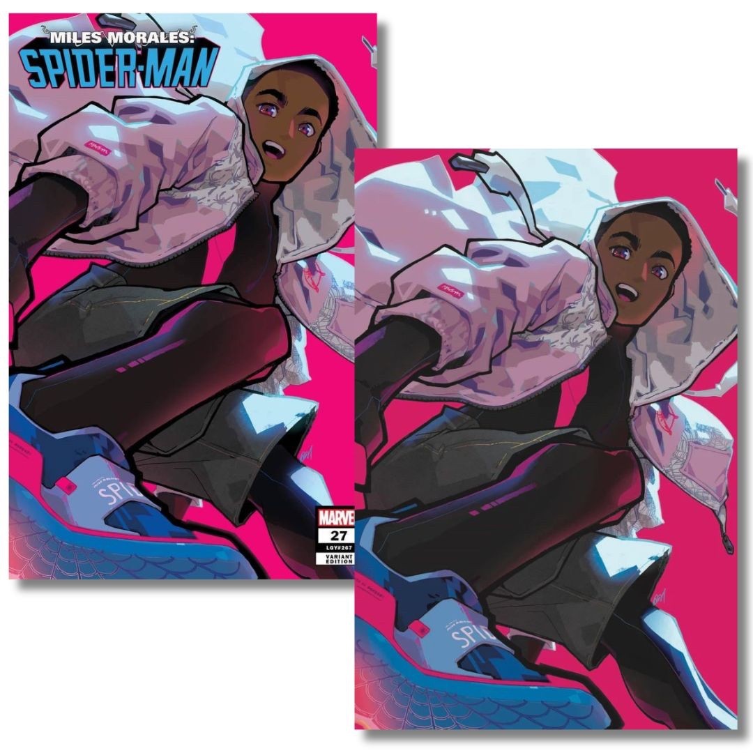MILES MORALES SPIDER-MAN #27 EXCLUSIVE VIRGIN & TRADE - ROSE BESCH