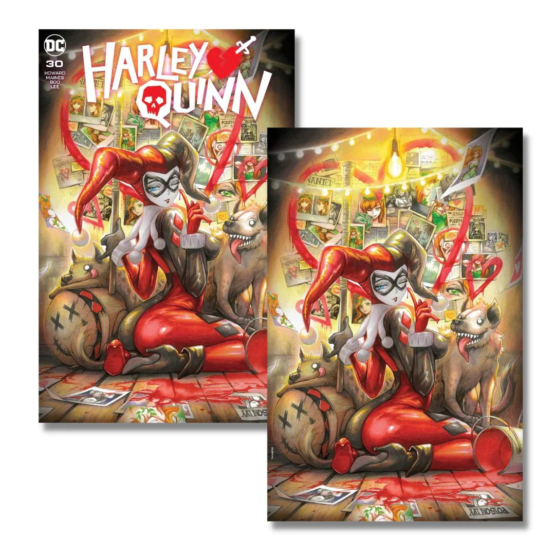 HARLEY QUINN #30 EXCLUSIVE VIRGIN/TRADE - HOT NEW ARTIST RACHTA LIN
