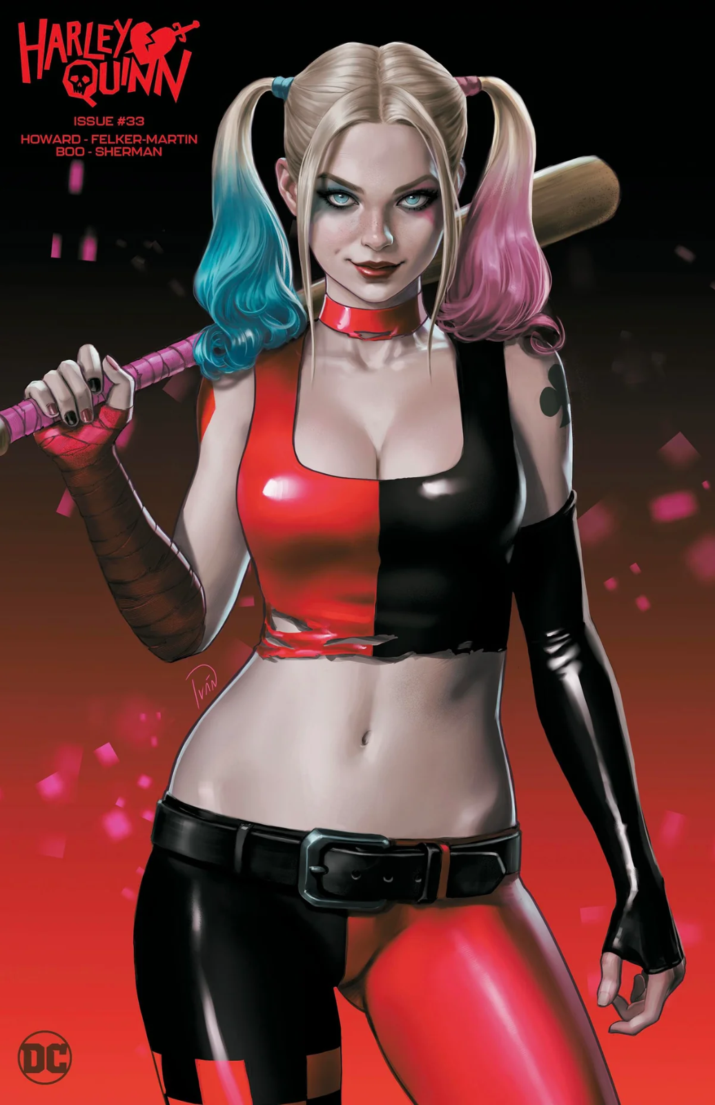 HARLEY QUINN #33 EXCLUSIVE MINIMAL/TRADE - HOT NEW ARTIST IVAN TALAVERA
