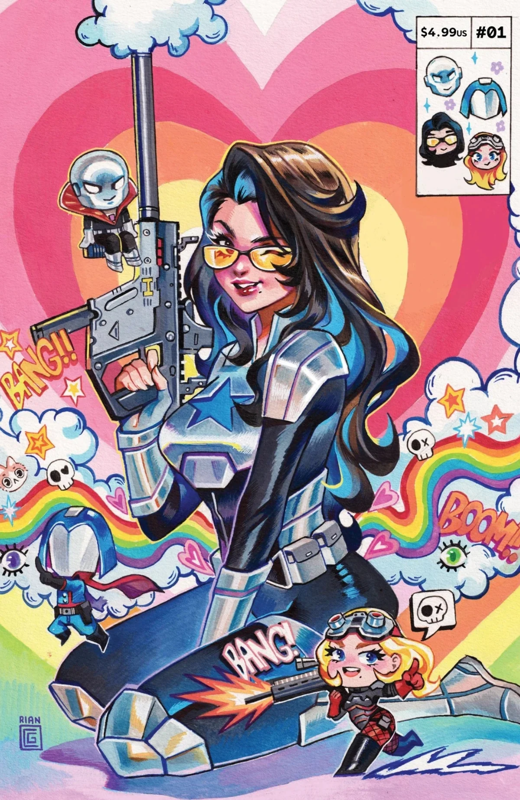 GI JOE #1 VIRGIN EXCLUSIVE RIAN GONZALES BARONESS VIRGIN LTD 500