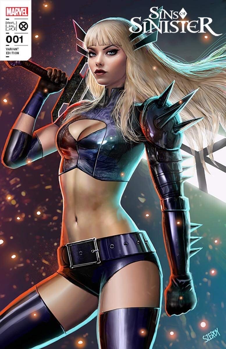 SINS OF SINISTER DOMINION #1 EXCLUSIVE VIRGIN/TRADE SET - SZERDY - MAGIK - X-MEN