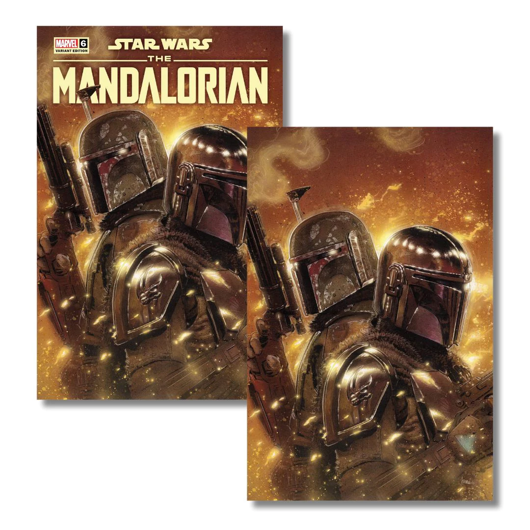 STAR WARS MANDALORIAN SEASON 2 #6 EXCLUSIVE VIRGIN/TRADE - ANDREWS - BOBA FETT