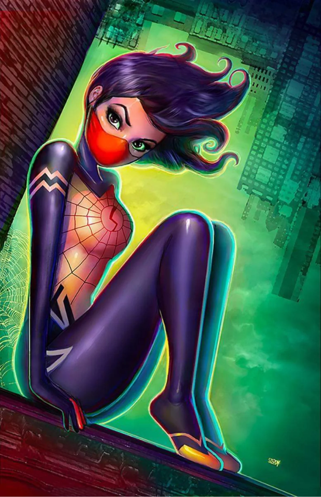 EDGE OF SPIDER-VERSE #1 EXCLUSIVE VIRGIN/TRADE - SZERDY - SILK (2024)