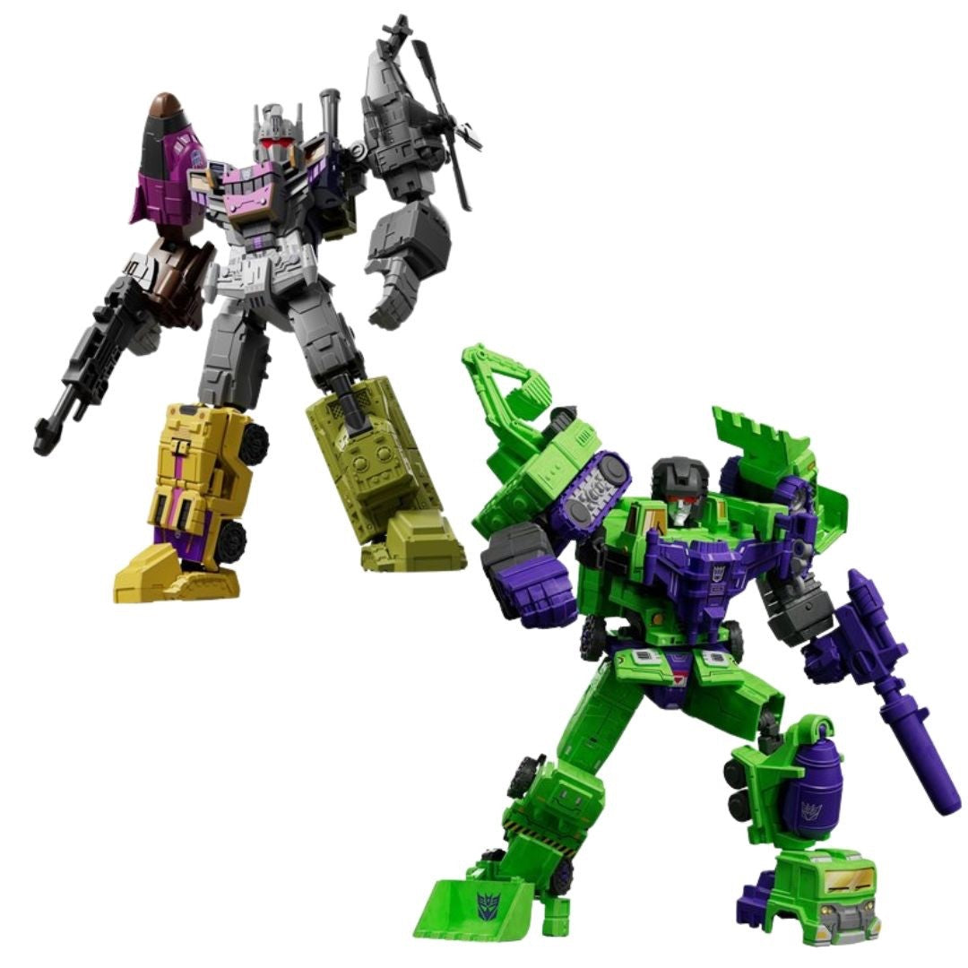 BLOKEES  TRANSFORMERS DEFENDER VERSION - BRUTICUS &  DEVASTATOR ACCESSORY KIT
