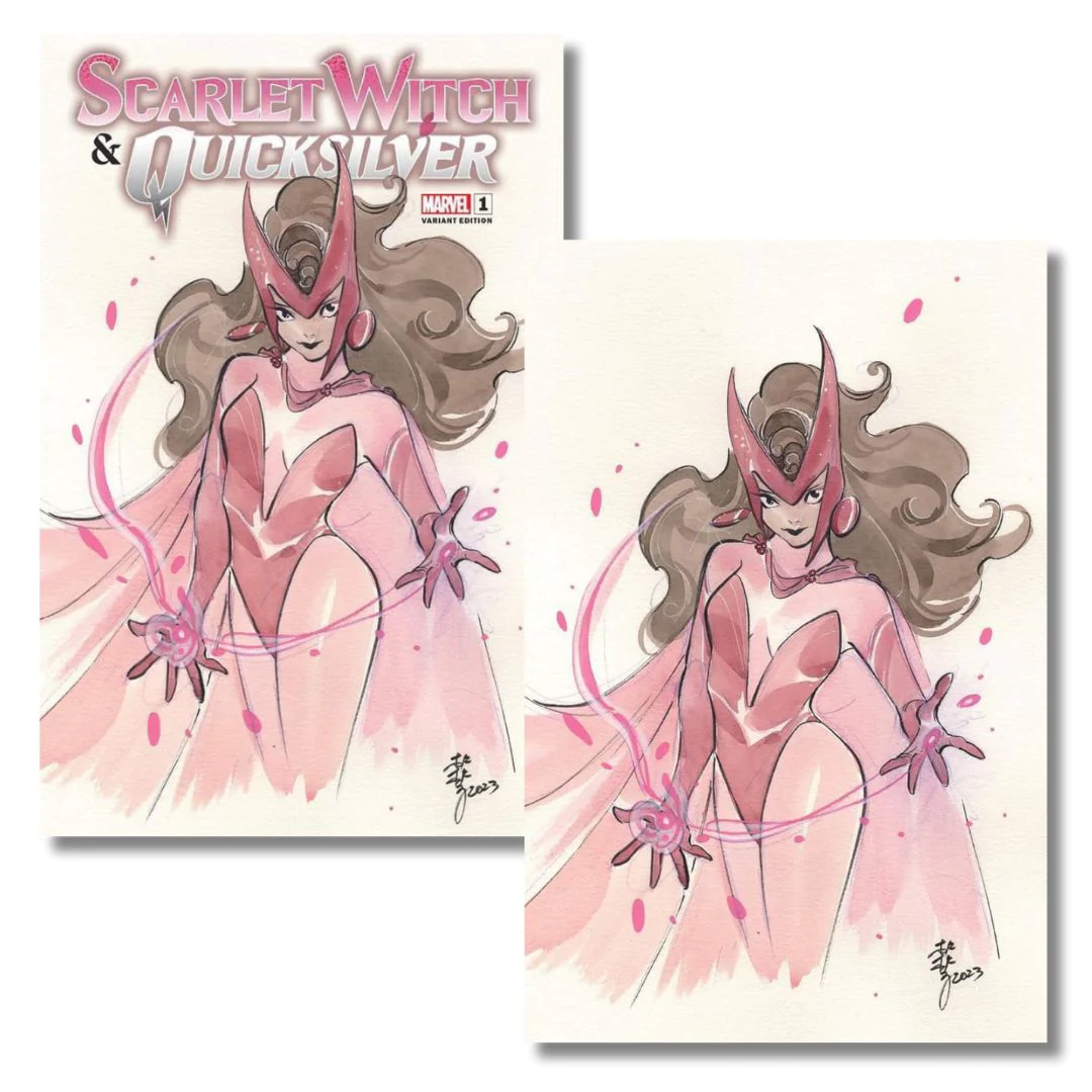 SCARLET WITCH & QUICKSILVER #1 EXCLUSIVE VIRGIN/TRADE - PEACH MOMOKO - X-MEN