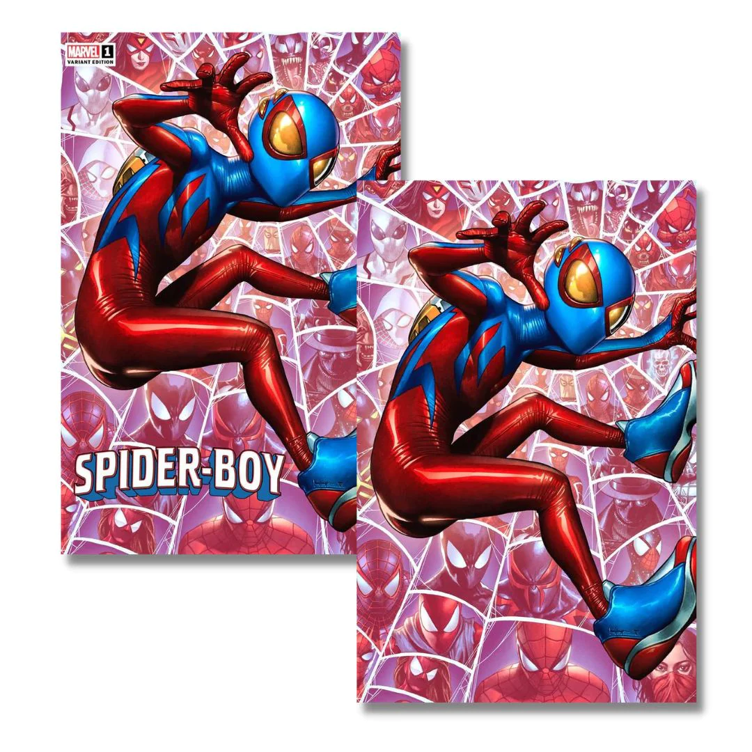 SPIDER-BOY 1 EXCLUSIVE VIRGIN/TRADE SPIDERVERSE -  MICO  - 1ST ONGOING SERIES