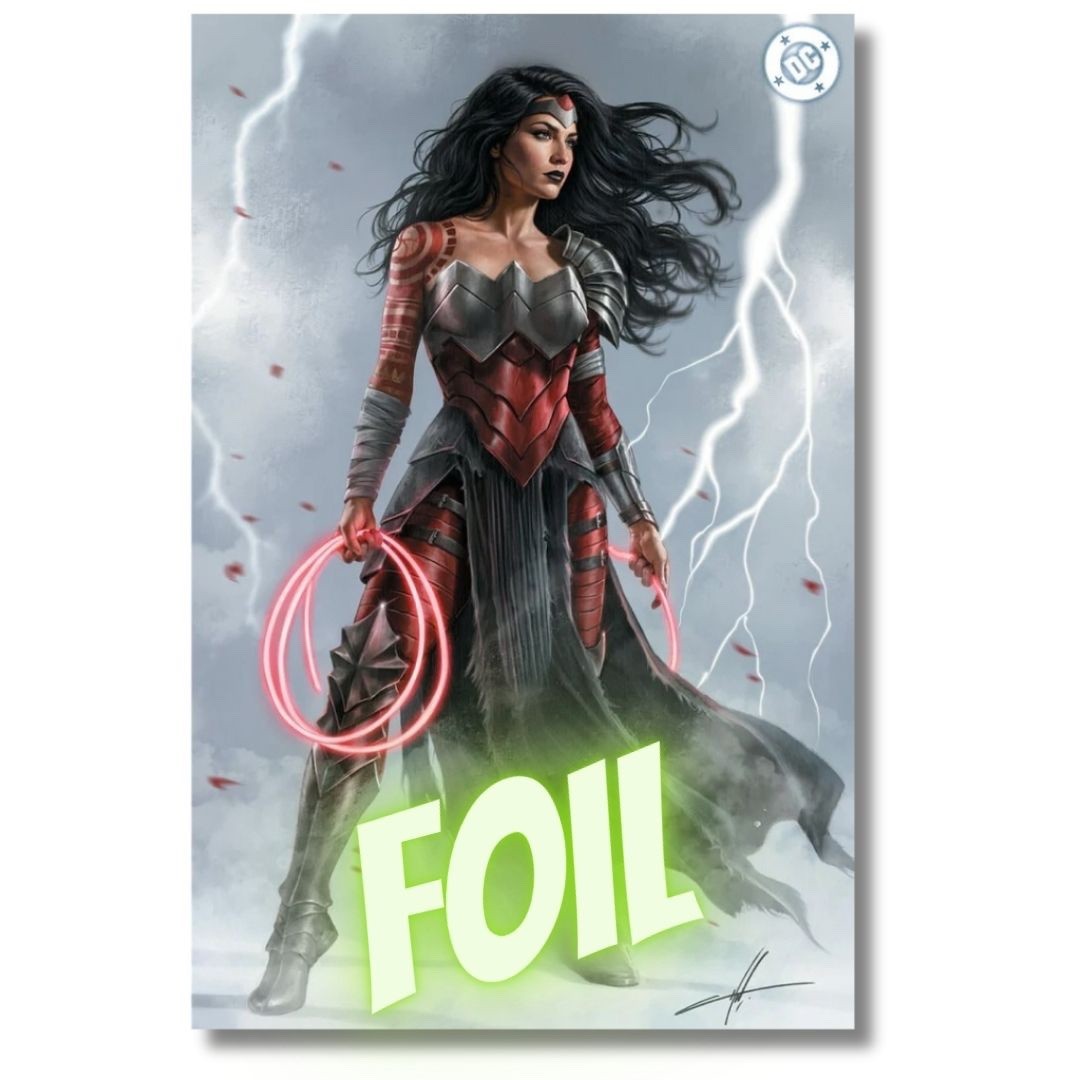 ABSOLUTE WONDER WOMAN #19 FOIL VIRGIN EXCLUSIVE - CARLA COHEN