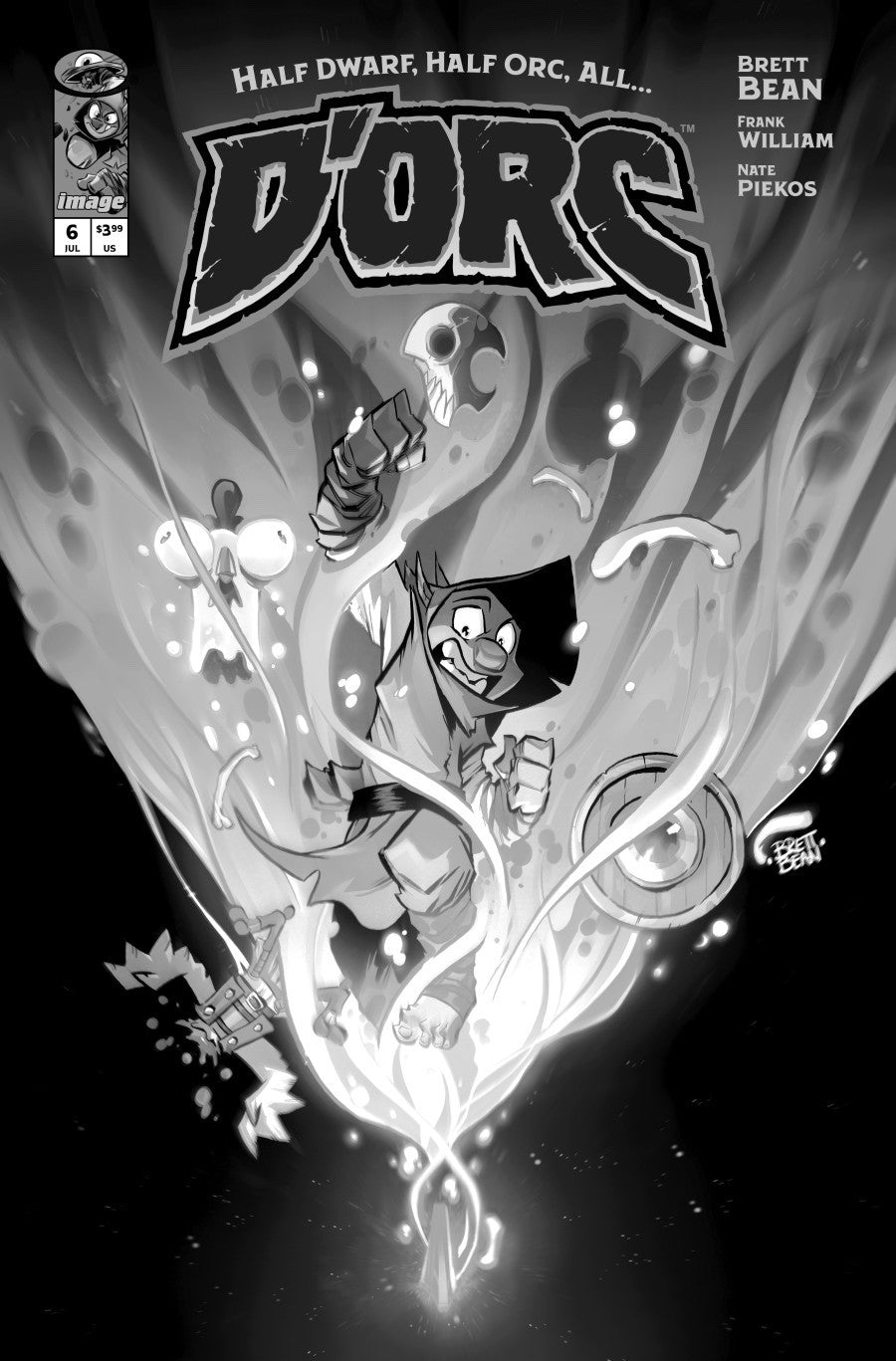 1:25 D'ORC #6 B&W INCENTIVE - BRETT BEAN