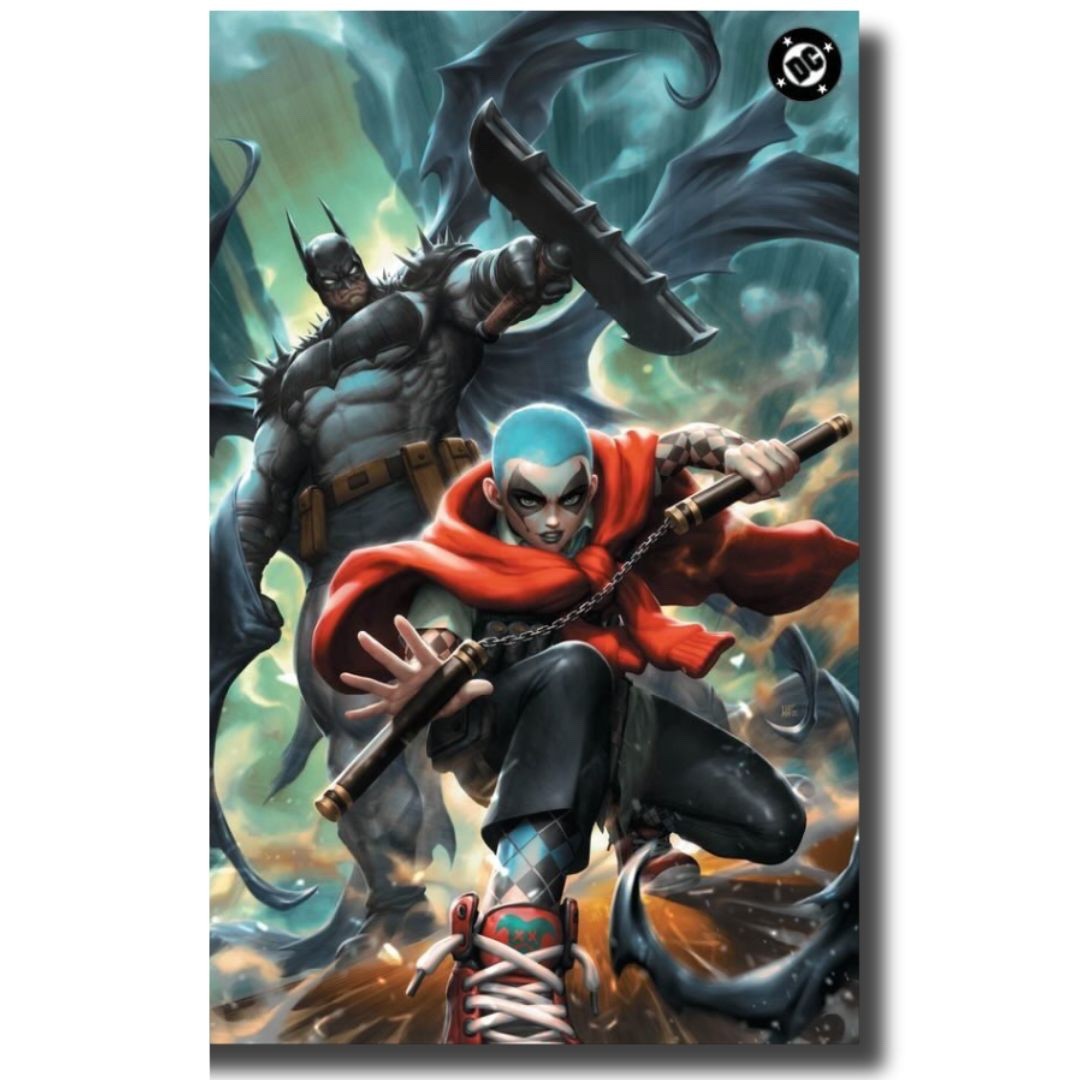 ABSOLUTE BATMAN #22 EXCLUSIVE VIRGIN & TRADE - ORIGIN HARLEY QUINN - KUNKKA