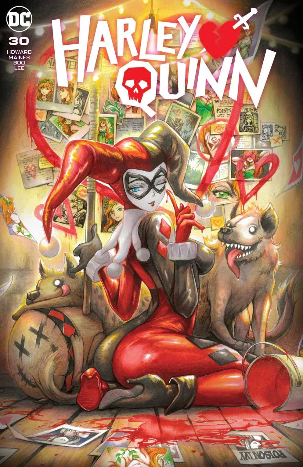 HARLEY QUINN #30 EXCLUSIVE VIRGIN/TRADE - HOT NEW ARTIST RACHTA LIN