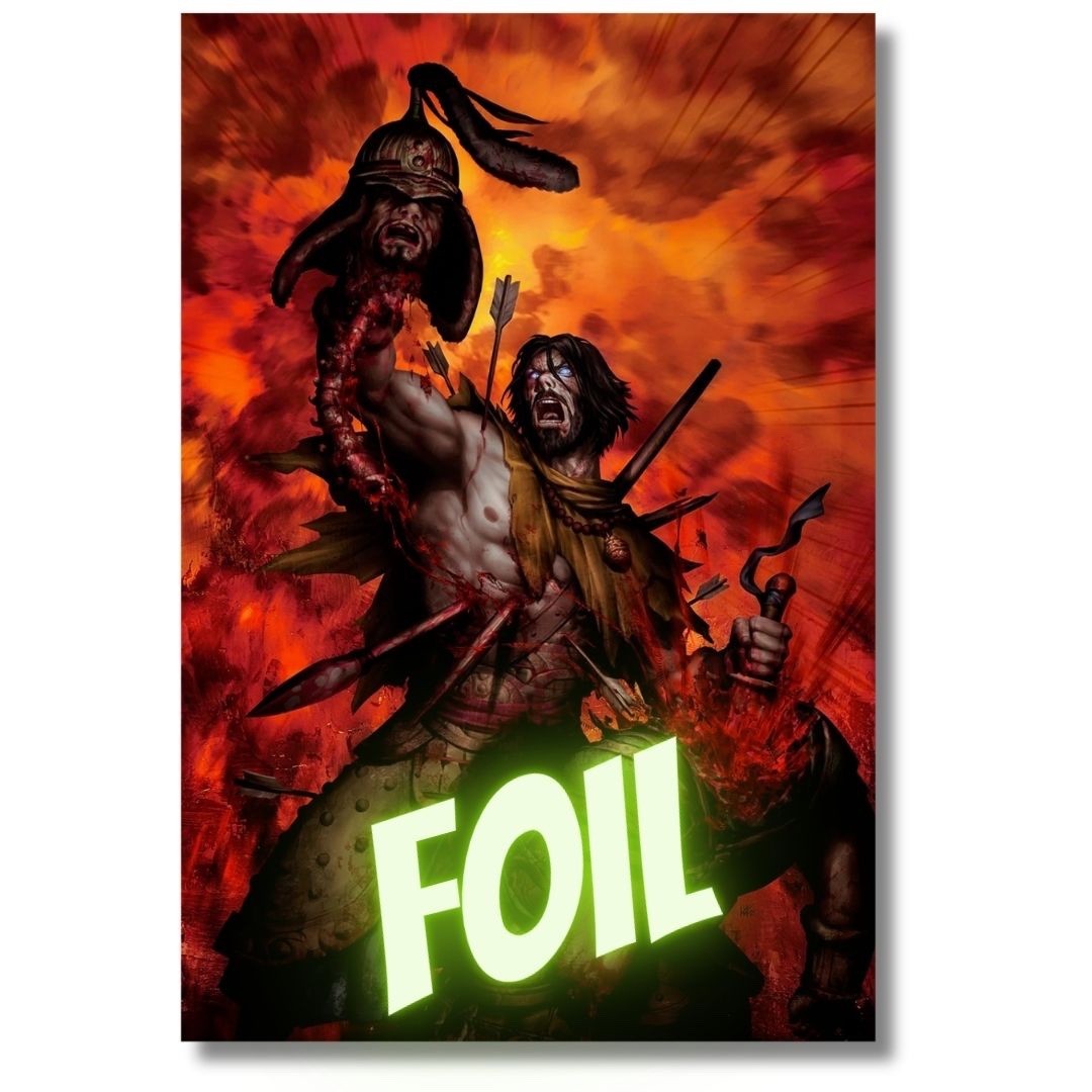 BRZRKR LOST BOOK OF B #1 FOIL VIRGIN EXCLUSIVE -  KUNKKA  LTD 500 - KEANU