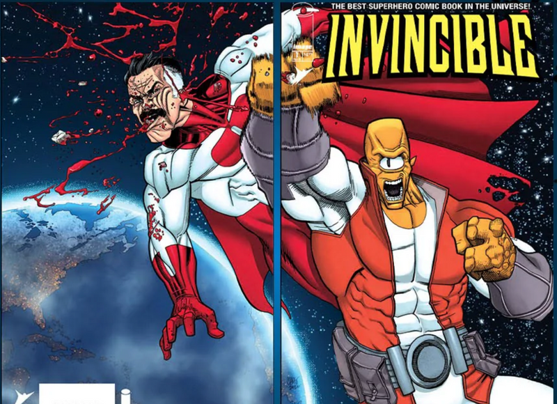 INVINCIBLE #1 CONVENTION EXCLUSIVE FACSIMILE - ALLEN VS OMNI-MAN - JOHNSON