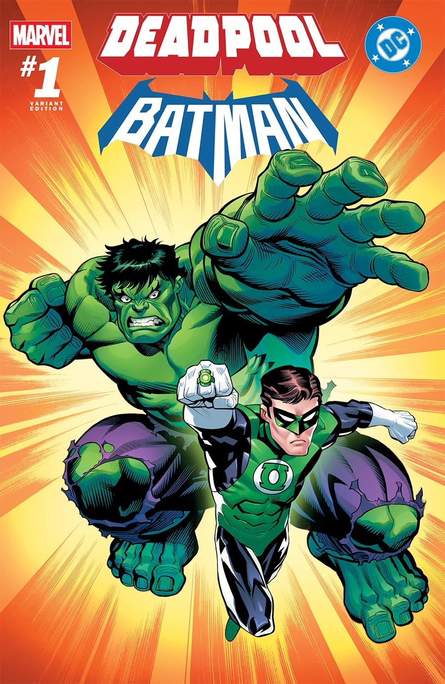 DEADPOOL BATMAN #1 MCGUINNESS EXCLUSIVE 2025  HULK GREEN LANTERN