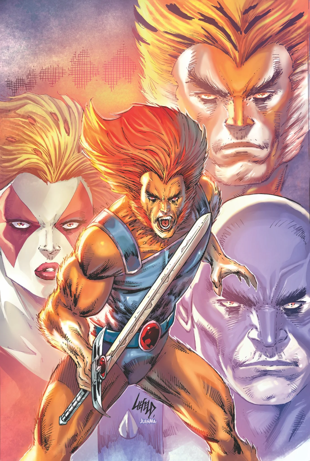 THUNDERCATS #1 LIEFELD 1:10 SKETCH & 1:15 VIRGIN - INCENTIVE SET
