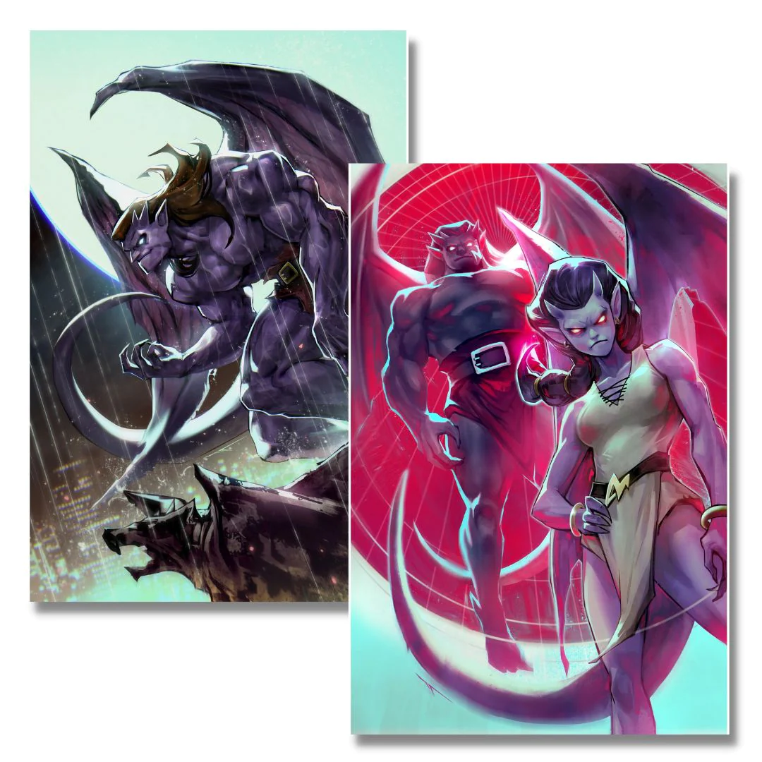 DISNEY GARGOYLES #1 VIRGIN EXCLUSIVE SET - IVAN TAO