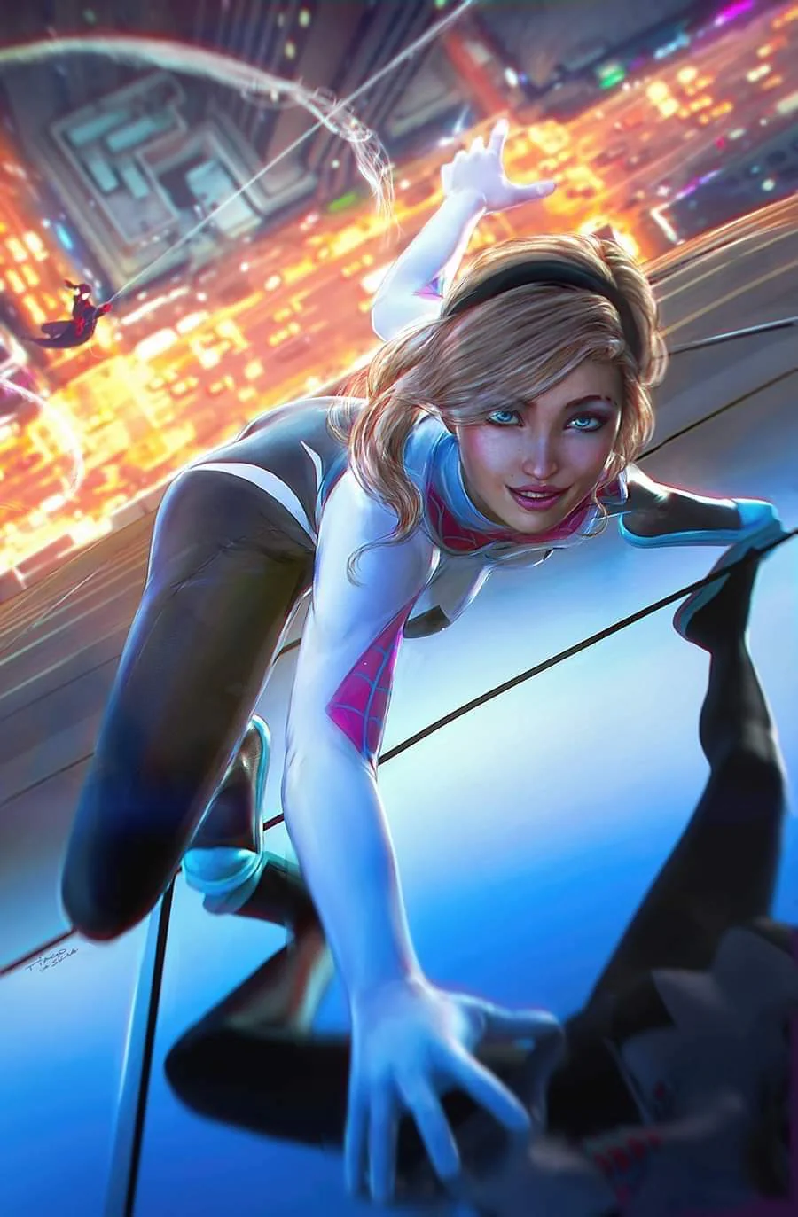 AMAZING SPIDER-MAN #25 EXCLUSIVE VIRGIN/TRADE - TIAGO DA SILVA - SPIDERGWEN