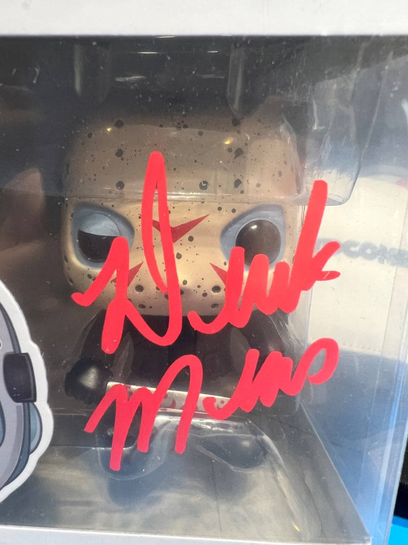 DEREK MEARS SIGNED FUNKO POP #01 FRIDAY 13TH JASON VOORHEES JSA CERT