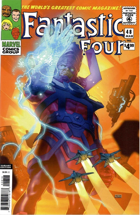 1:25 FANTASTIC FOUR #48 FACSIMILE INCENTIVE -  CLARKE - 1ST GALACTUS