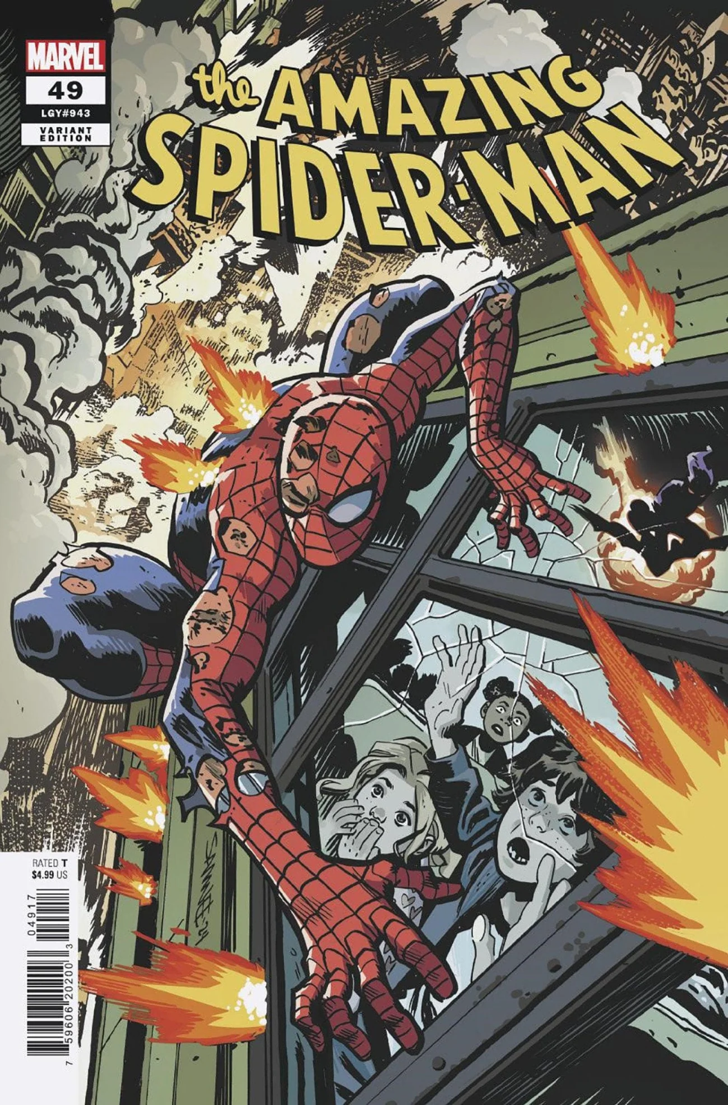 AMAZING SPIDER-MAN #49 EXCLUSIVE TRADE & 1:25 RATIO - BLACK CAT - SZERDY/SAMNEE