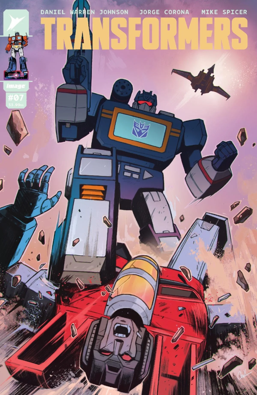 TRANSFORMERS #7 EXCLUSIVE & 1:25 INCENTIVE - GORHAM LTD 400 CoA
