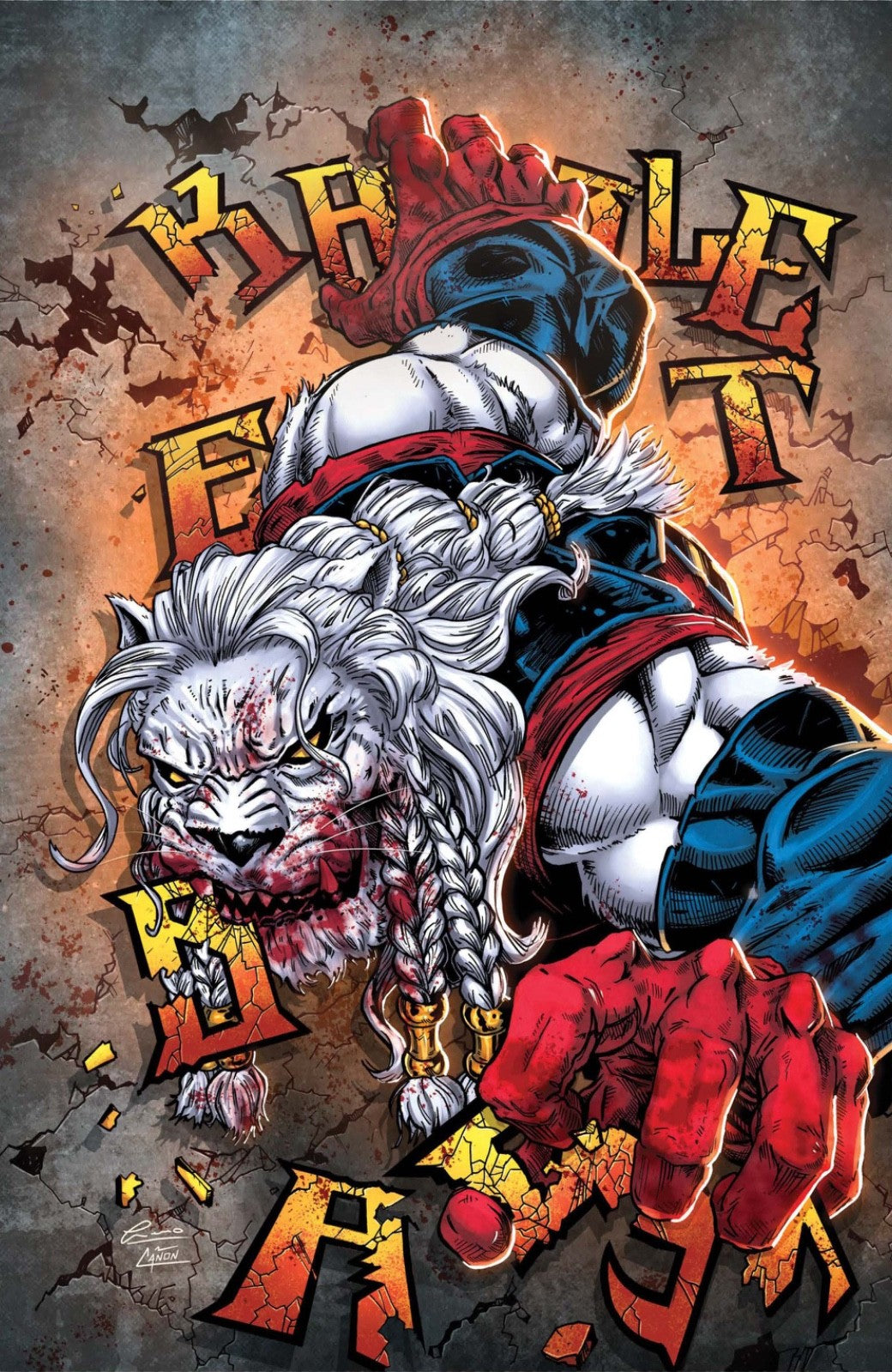 INVINCIBLE BATTLE BEAST #5 VIRGIN EXCLUSIVE - HERNANDEZ LTD 1K