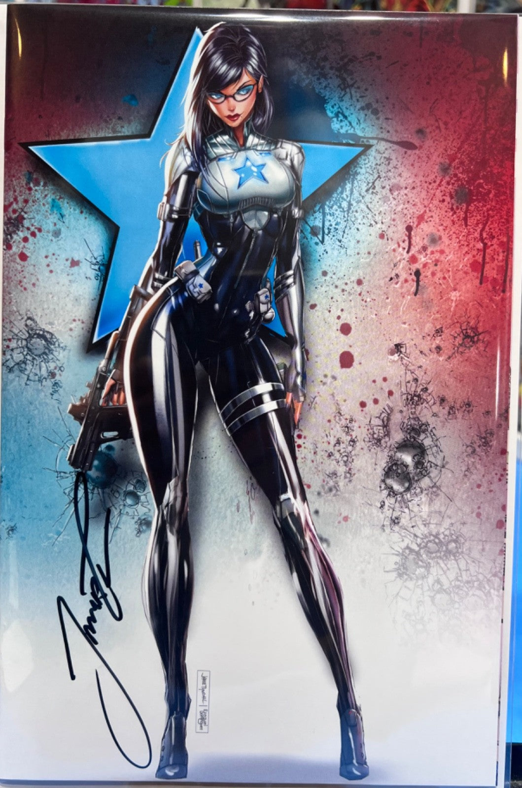 GI JOE #9 SIGNED VIRGIN EXCLUSIVE BARONESS - JAMIE TYNDALL  COA