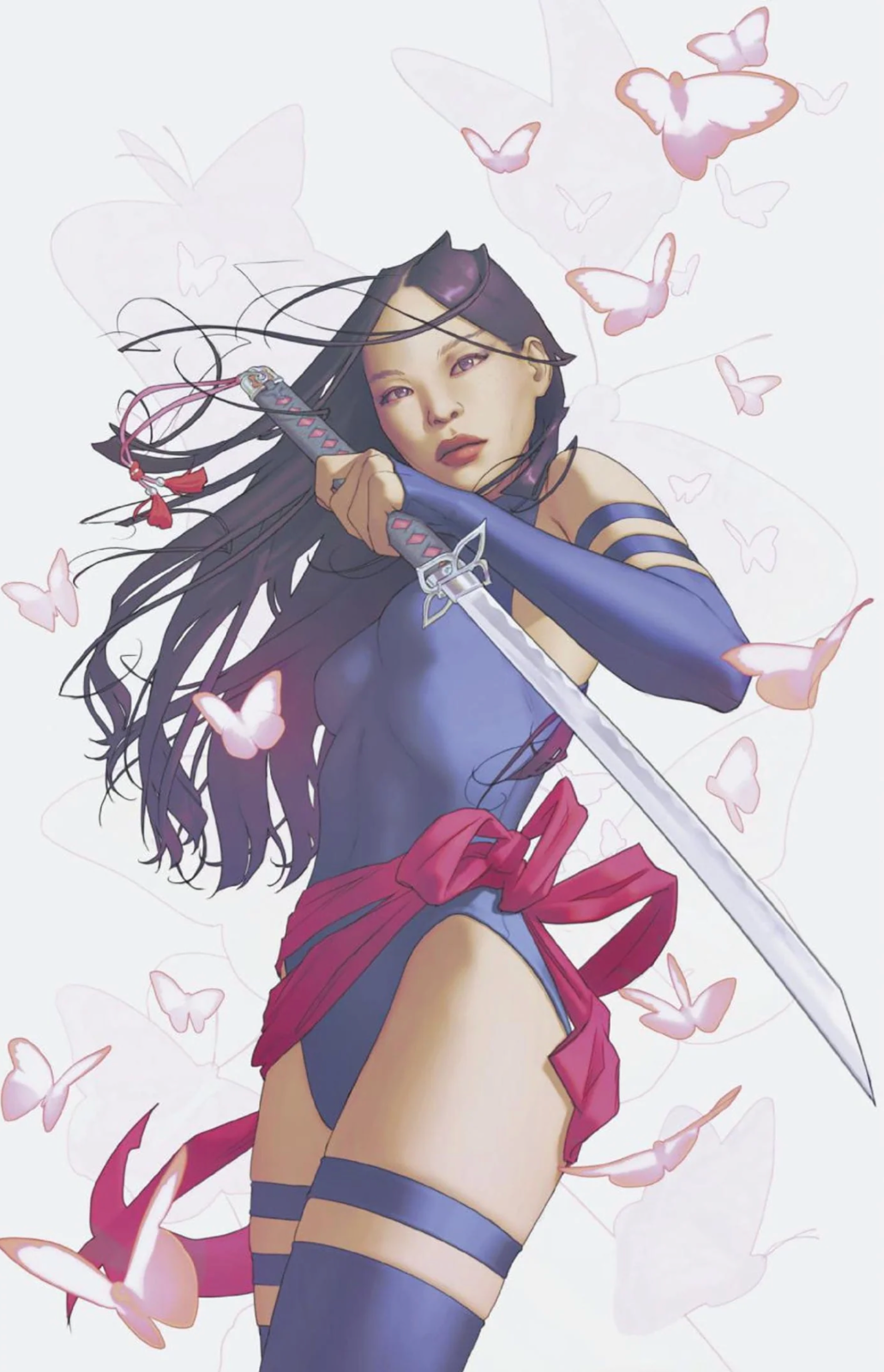 1:50 PSYLOCKE #7 1:50 VIRGIN INCENTIVE - SCOTT FORBES - PSYLOCKE  NM
