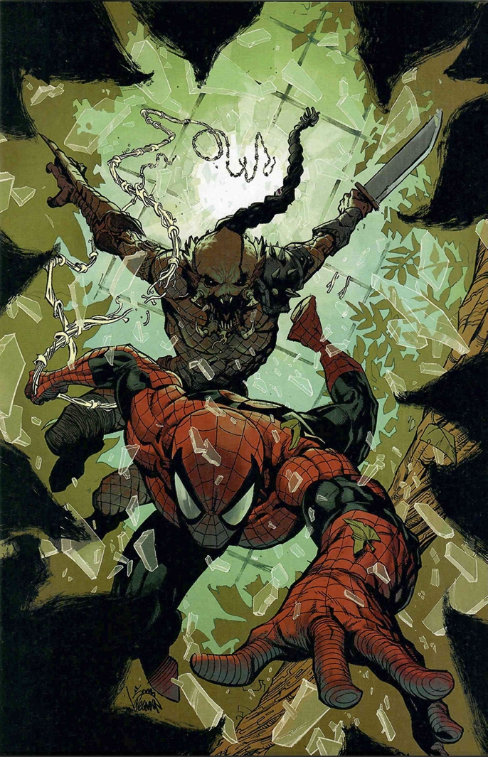 1:100 PREDATOR VS SPIDER-MAN #2 VIRGIN INCENTIVE - STEGMAN