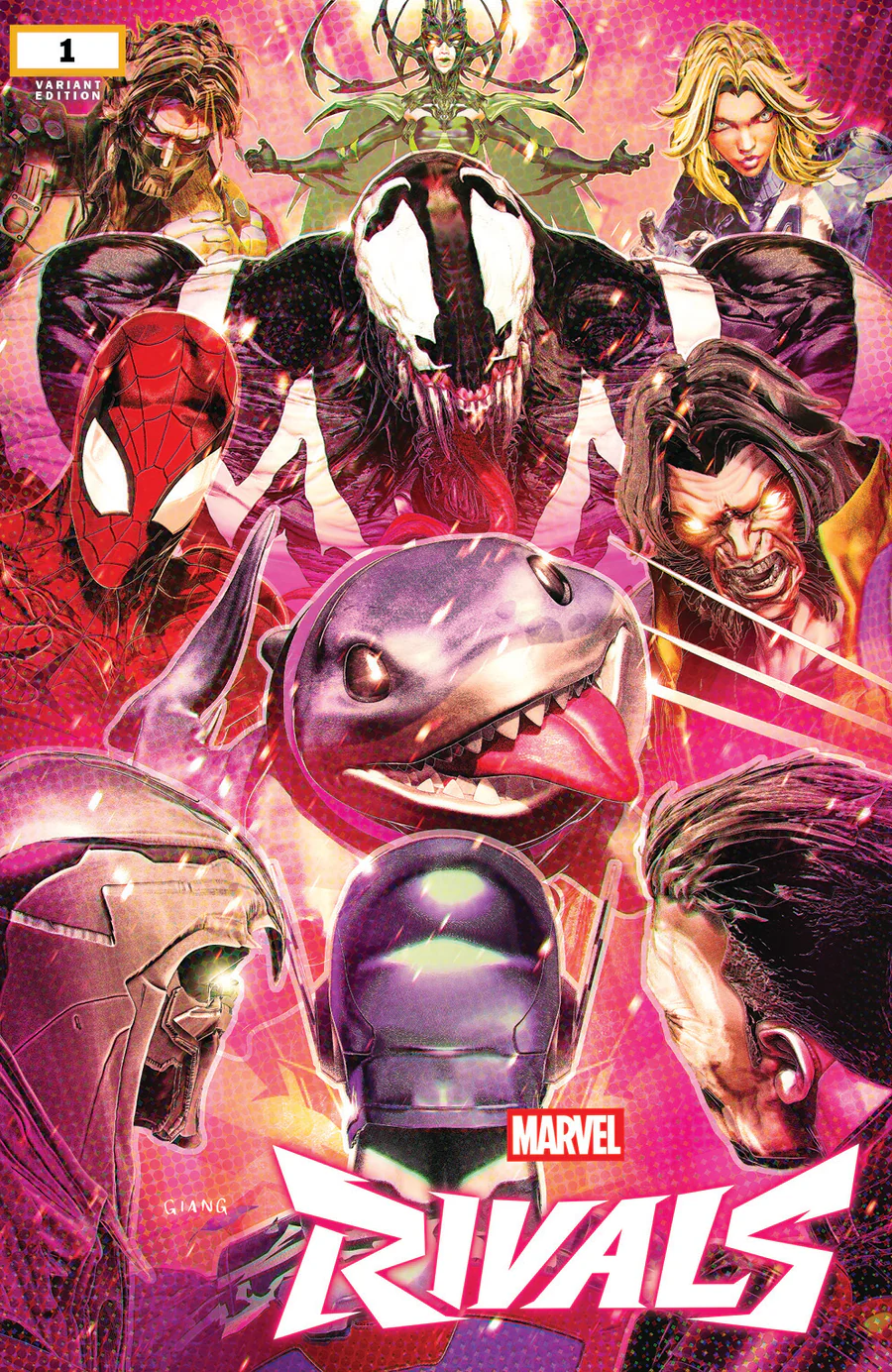 MARVEL RIVALS #1 C2E2 EXCLUSIVE  - JEFF LAND SHARK - JOHN GIANG - SECRET DROP