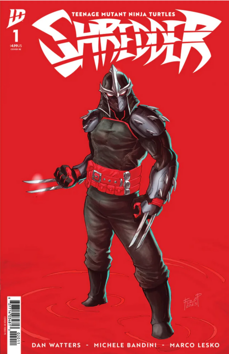 TEENAGE MUTANT NINJA TURTLES SHREDDER #1 EXCLUSIVE VIRGIN/TRADE  SET - FERO PE
