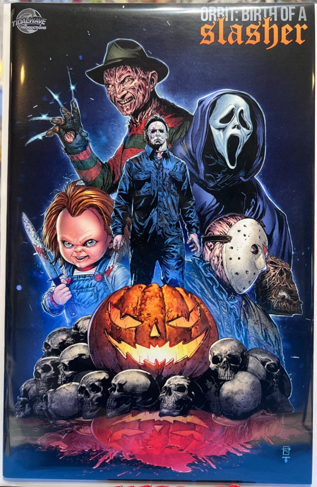 ORBIT BIRTH OF A SLASHER #1 SDCC EXCLUSIVE LTD 100 JASON FREDDY CHUCKY MYERS