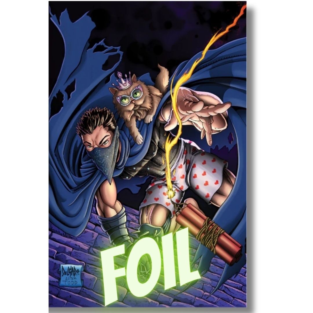 DUNGEON CRAWLER CARL #0 EXCLUSIVE FOIL KEVIN DELGADO SET - SPAWN HOMAGE  LTD 100