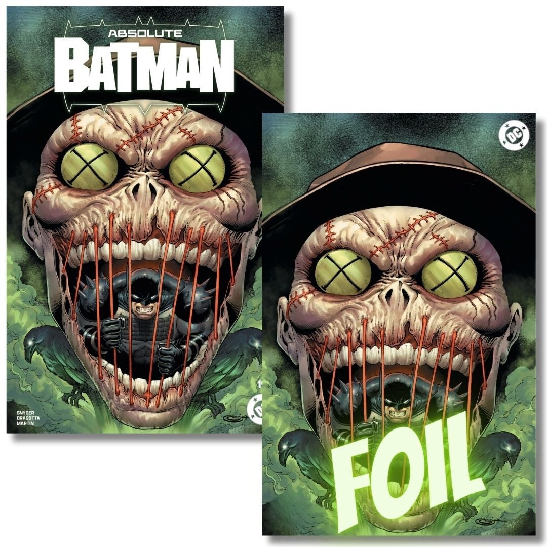 ABSOLUTE BATMAN #19 FOIL VIRGIN & TRADE  EXCLUSIVE SET - SHAH -1ST SCARECROW