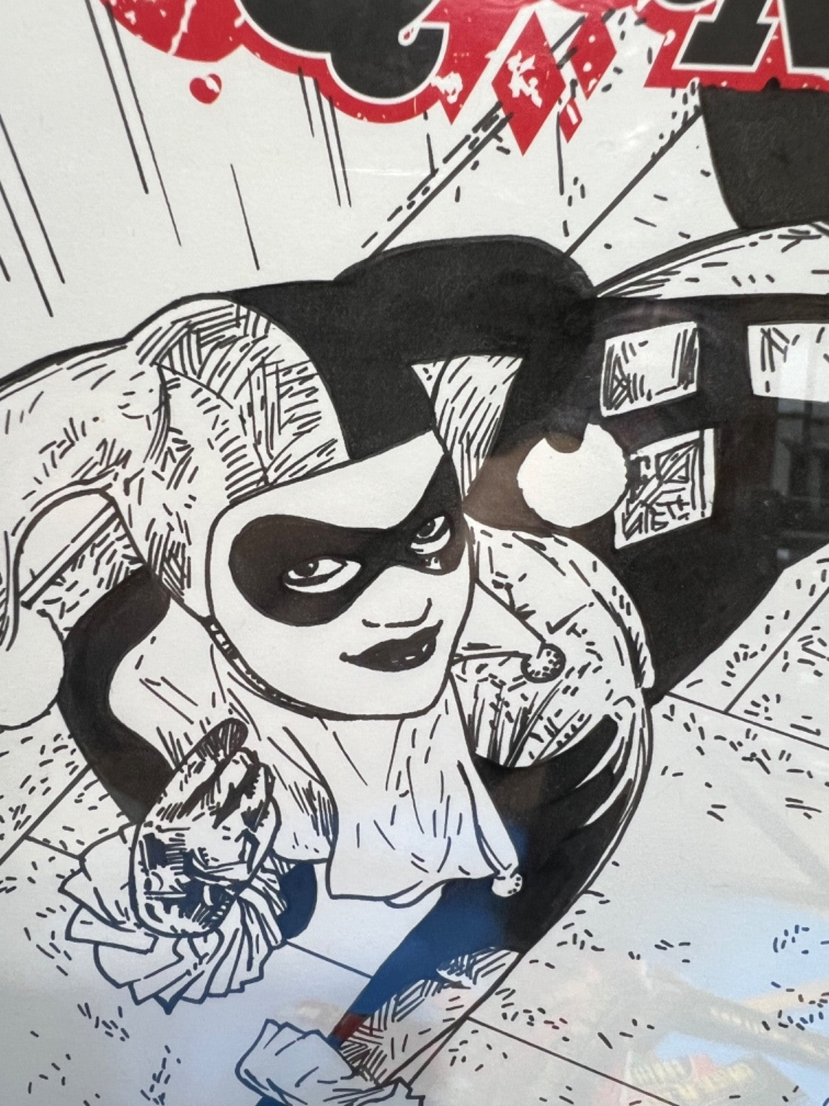 9.8 CGC JSA HARLEY QUINN #0 HEROES EDITION SIGNED & SKETCHED GARY PARKIN OA