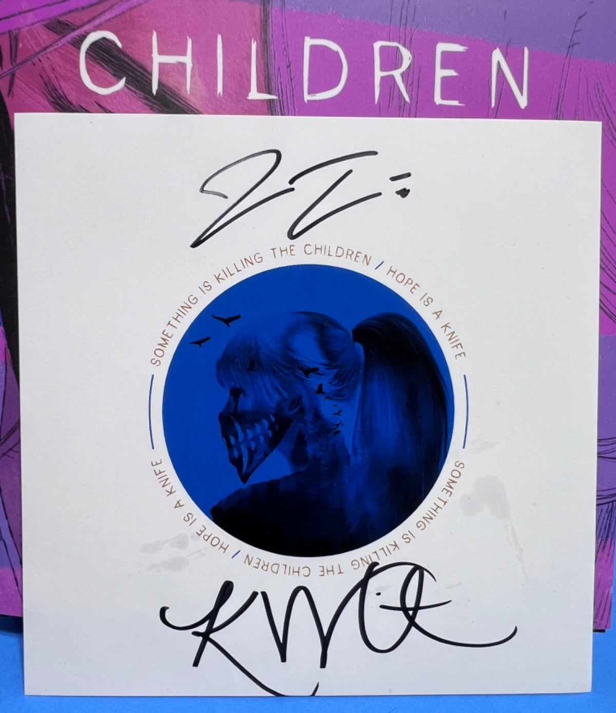 SOMETHING Is KILLING The CHILDREN HOPE Is A KNIFE EXCLUSIVE W/ SIGNED BOOKPLATE