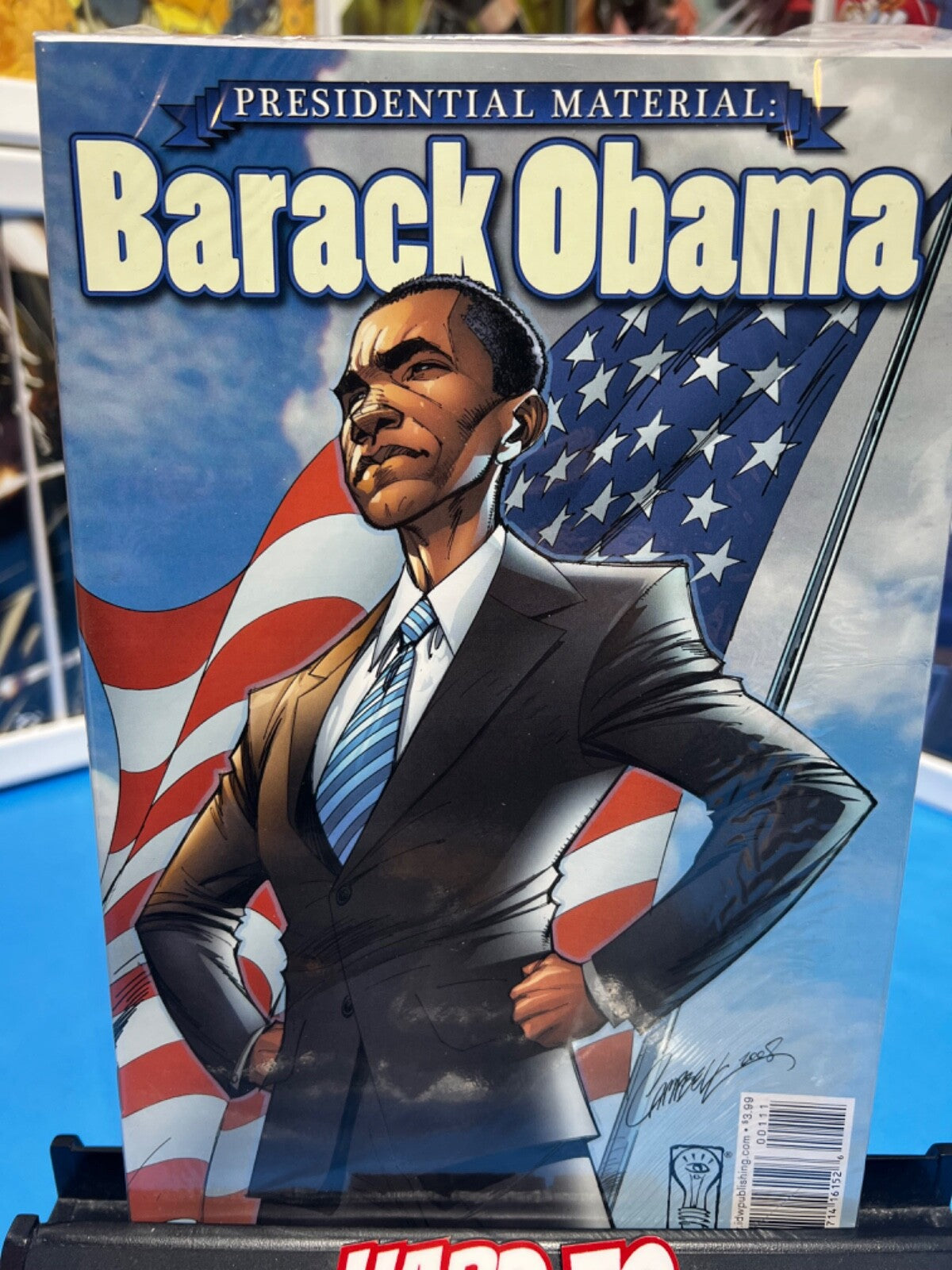 BARACK OBAMA #1 (1ST PRINT) 10 COPIES CAMPBELL + ALEX ROSS LARGE TSHIRT (NEW)